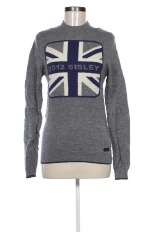 Дамски пуловер Sisley, Размер S, Цвят Сив, Цена 15,84 €