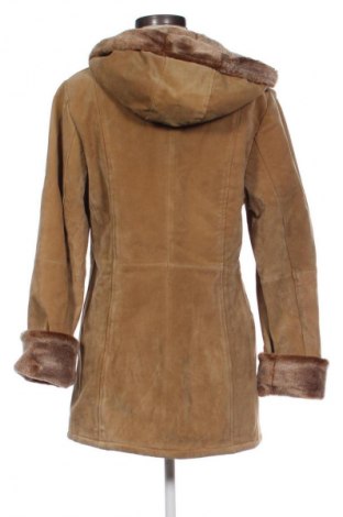 Дамско кожено яке Vunic, Размер L, Цвят Бежов, Цена 56,24 €