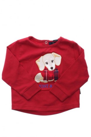 Gyerek blúz Harmont & Blaine, Méret 6-9m / 68-74 cm, Szín Piros, Ár 10 449 Ft