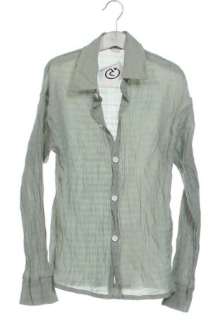 Dziecięca koszula SHEIN, Rozmiar 11-12y/ 152-158 cm, Kolor Zielony, Cena 6,99 zł