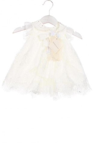Dziecięca sukienka Monnalisa, Rozmiar 2-3m/ 56-62 cm, Kolor Biały, Cena 161,99 zł