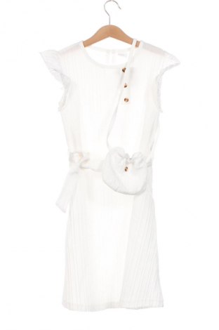 Dziecięca sukienka Unbranded, Rozmiar 7-8y/ 128-134 cm, Kolor Biały, Cena 23,99 zł