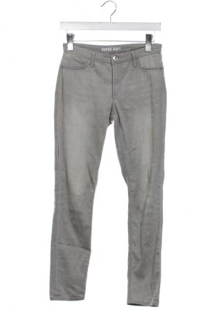 Dziecięce jeansy H&M, Rozmiar 11-12y/ 152-158 cm, Kolor Szary, Cena 22,47 zł