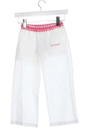 Dziecięce spodnie Missoni, Rozmiar 6-7y/ 122-128 cm, Kolor Biały, Cena 372,99 zł