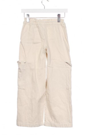 Dziecięce spodnie Zara, Rozmiar 7-8y/ 128-134 cm, Kolor ecru, Cena 36,78 zł