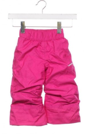 Spodnie dziecięce do sportów zimowych Decathlon, Rozmiar 6-9m/ 68-74 cm, Kolor Różowy, Cena 16,99 zł