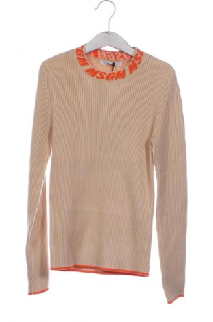 Dziecięcy sweter MSGM, Rozmiar 9-10y/ 140-146 cm, Kolor Beżowy, Cena 275,99 zł