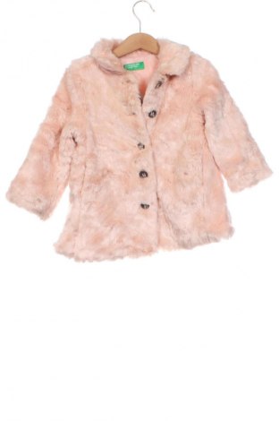 Dziecięcy płaszczyk United Colors Of Benetton, Rozmiar 2-3m/ 56-62 cm, Kolor Popielaty róż, Cena 124,99 zł