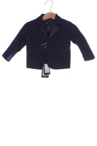 Παιδικό σακάκι Manuell & Frank, Μέγεθος 9-12m/ 74-80 εκ., Χρώμα Μπλέ, Τιμή 22,99 €