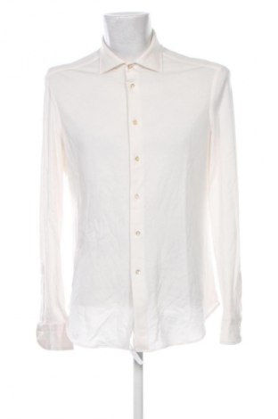 Мъжка риза Boglioli, Размер L, Цвят Екрю, Цена 184,06 €