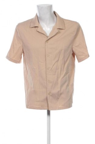 Herrenhemd Unbranded, Größe L, Farbe Beige, Preis € 8,73