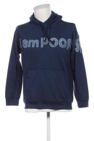 Herren Sweatshirt Just for poor, Größe M, Farbe Blau, Preis € 10,99