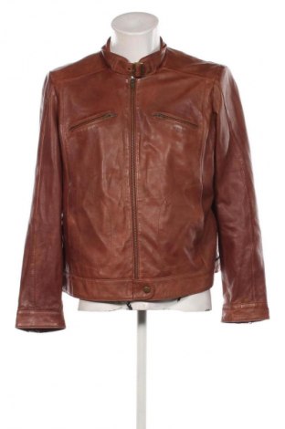 Geacă de piele pentru bărbati Unbranded, Mărime L, Culoare Maro, Preț 283,99 Lei, #133687427