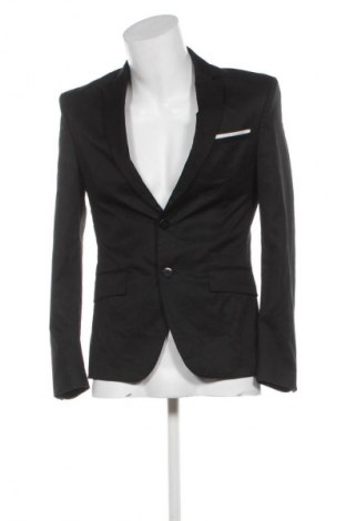 Мъжко сако Zara, Размер M, Цвят Черен, Цена 15,84 €, #133645864