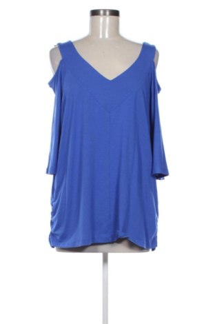Дамска блуза Ulla Popken, Размер XXL, Цвят Син, Цена 17,00 €, #137893062