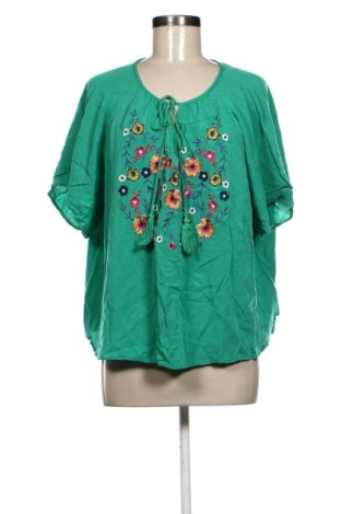 Дамска блуза SHEIN, Размер XXL, Цвят Зелен, Цена 9,00 €, #137904224