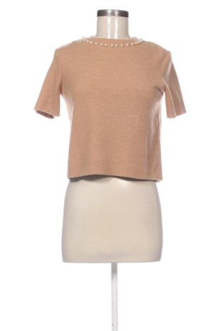 Bluză de femei Zara, Mărime S, Culoare Bej, Preț 62,10 Lei, #137915525