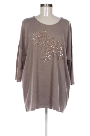 Damen Shirt Canda, Größe 3XL, Farbe Braun, Preis 6,67 €, #137919943