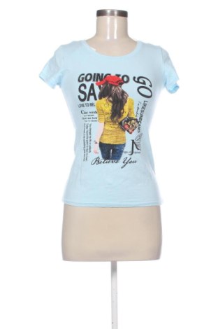 Γυναικείο t-shirt Unbranded, Μέγεθος M, Χρώμα Μπλέ, Τιμή 11,24 €, #137920885
