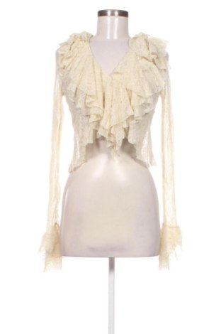 Дамска блуза Zara, Размер S, Цвят Екрю, Цена 11,43 €, #137925948