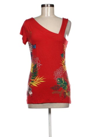 Дамска блуза Desigual, Размер M, Цвят Червен, Цена 21,00 €, #137924791