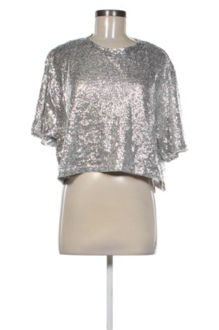 Damen Shirt H&M, Größe XL, Farbe Silber, Preis 11,00 €, #137936683