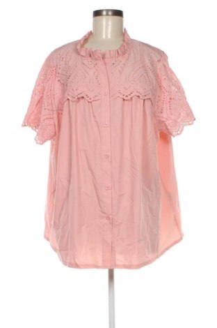 Cămașă de femei SHEIN, Mărime 3XL, Culoare Roz, Preț 74,99 Lei, #137869468