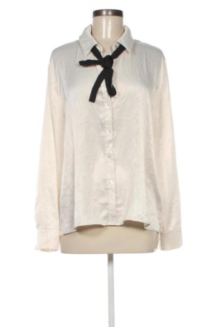 Дамска риза Zara, Размер XL, Цвят Екрю, Цена 37,40 €, #137923072