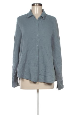 Дамска риза Pull&Bear, Размер M, Цвят Син, Цена 8,95 €, #137923133