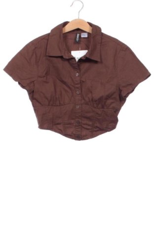 Damska koszula H&M, Rozmiar XS, Kolor Brązowy, Cena 55,04 zł, #137924624