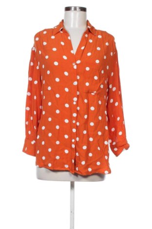 Cămașă de femei Bershka, Mărime S, Culoare Portocaliu, Preț 48,00 Lei, #137894964