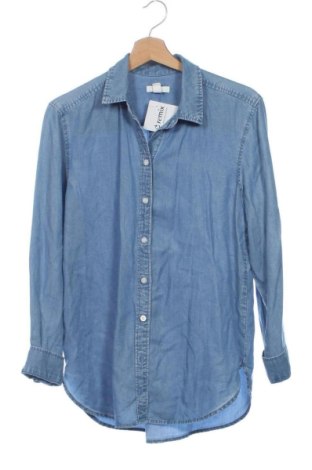 Cămașă de femei H&M, Mărime XS, Culoare Albastru, Preț 94,85 Lei, #137898952