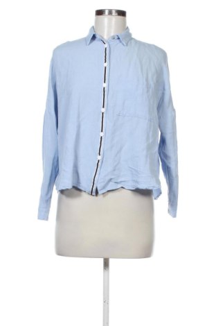 Cămașă de femei Zara, Mărime S, Culoare Albastru, Preț 78,74 Lei, #137904237