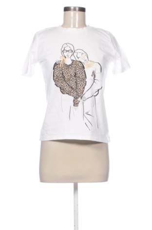 Damen T-Shirt Sinsay, Größe S, Farbe Weiß, Preis € 8,00, #137919421