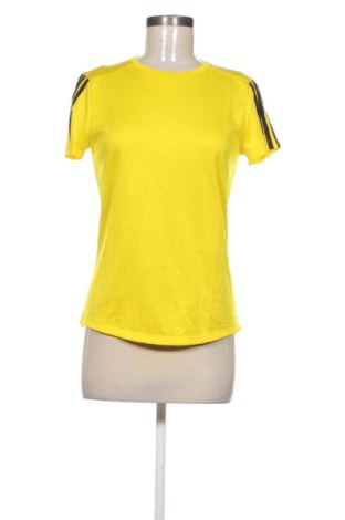 Γυναικείο t-shirt Adidas, Μέγεθος S, Χρώμα Κίτρινο, Τιμή 18,00 €, #137902738