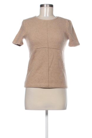 Tricou de femei Zara, Mărime M, Culoare Bej, Preț 47,24 Lei, #137914100