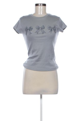 Damen T-Shirt Pull&Bear, Größe M, Farbe Grau, Preis 7,00 €, #137930941