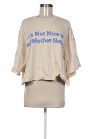 Damen T-Shirt Weekday, Größe L, Farbe Ecru, Preis € 11,00, #137936615