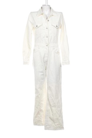 Salopetă lungă de damă Zara, Mărime M, Culoare Ecru, Preț 171,99 Lei, #137881879