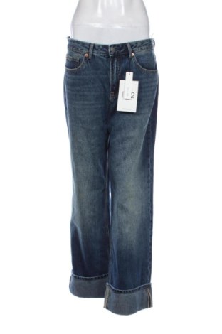 Blugi de femei Stradivarius, Mărime L, Culoare Albastru, Preț 120,73 Lei, #137896934