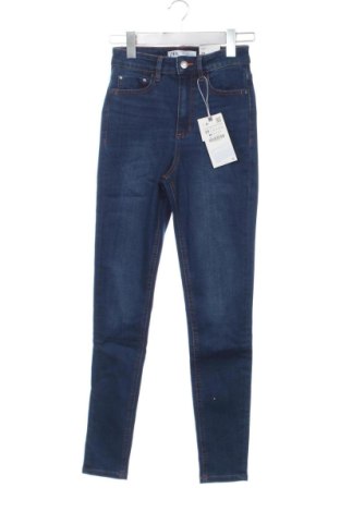 Blugi de femei Zara, Mărime XS, Culoare Albastru, Preț 194,22 Lei, #137903802