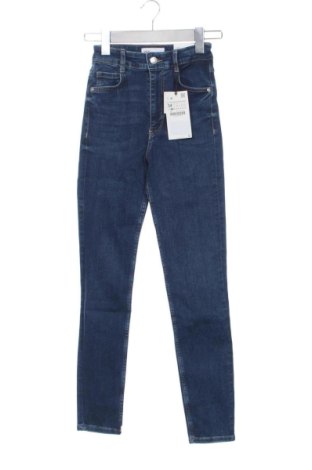 Blugi de femei Zara, Mărime XXS, Culoare Albastru, Preț 194,22 Lei, #137903832