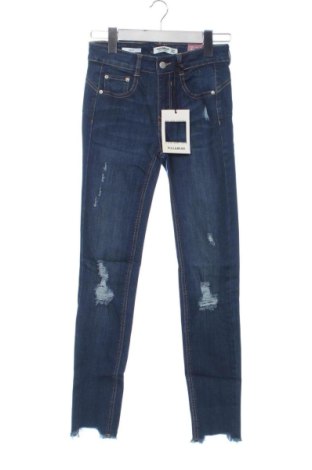 Blugi de femei Pull&Bear, Mărime XS, Culoare Albastru, Preț 125,98 Lei, #137903898