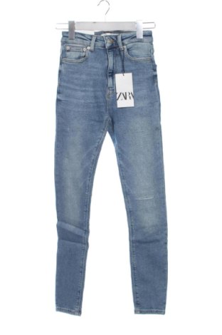 Blugi de femei Zara, Mărime XS, Culoare Albastru, Preț 194,22 Lei, #137904033