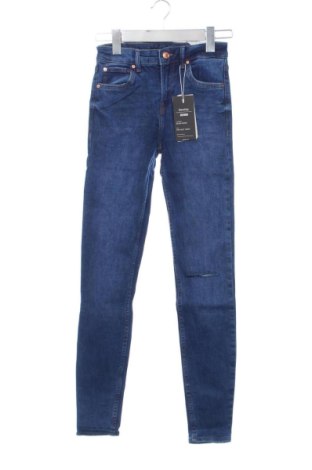 Blugi de femei Bershka, Mărime XS, Culoare Albastru, Preț 120,73 Lei, #137904135