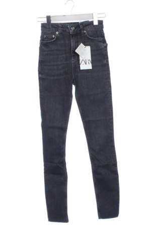 Blugi de femei Zara, Mărime XS, Culoare Gri, Preț 194,22 Lei, #137904290