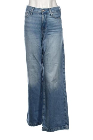 Blugi de femei Zara, Mărime S, Culoare Albastru, Preț 78,74 Lei, #137904791
