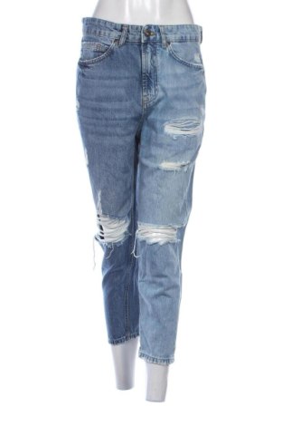 Blugi de femei Pull&Bear, Mărime L, Culoare Albastru, Preț 78,74 Lei, #137905023
