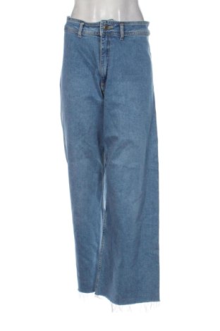 Blugi de femei Zara, Mărime L, Culoare Albastru, Preț 131,23 Lei, #137909427