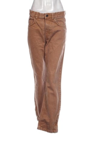 Blugi de femei Bershka, Mărime L, Culoare Maro, Preț 83,99 Lei, #137920669